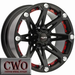 17 Black Ballistic Jester Wheels Rims 8x170 8 Lug Ford F250 F350 Super 