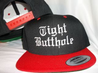 Tight Butthole Top Gun Hat Flat Bill SNAPBACK Adam Devine Workaholics 