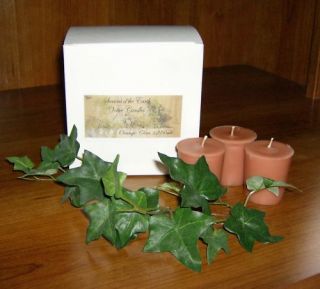 Soy Votive Candles 12 Pk. Box Aromatherapy Scents A G