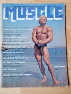   BUILDER bodybuilding magazine/DAVE DRAPER/Arnold Schwarzenegger 7 73