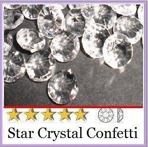 Diamond Confetti Crystal Clear Colour Wedding Party Decoration Multi 