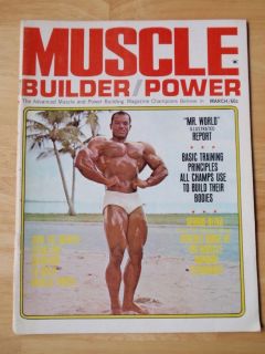 MUSCLE BUILDER bodybuilding magzine/SERGIO OLIVA/Dave Draper 3 69