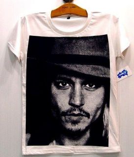 JOHNNY DEPP Celebs Movie Star Vintage Rock T Shirt S