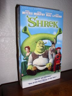 Shrek   Special Edition Videocassette (VHS, 2001, Boxed)