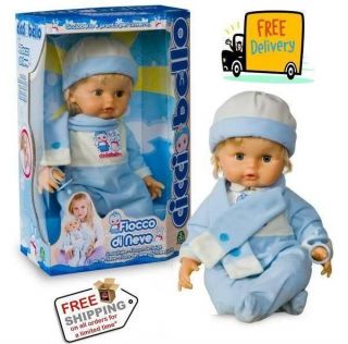 cicciobello doll interactive real life baby alive snow flake jumpsuit 