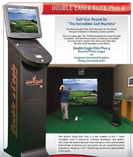   Golf Simulator Double Eagle Elite plus 4 HD Indoor golf simulator