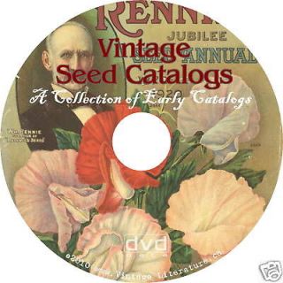Vintage Seed, Flower & Farm Catalogs on CD