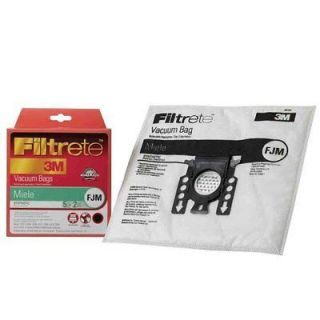 Filtrete Miele FJM Synthetic Bags and Filters, 5 Bags and 2 Filters 