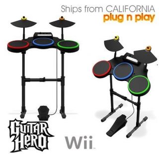 Wii Band Hero / Guitar Hero World Tour DRUM SET *MINT*