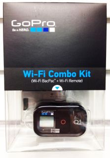 New in Box GoPro Wi Fi BacPac + Wi Fi Remote Combo Kit for HD HERO and 