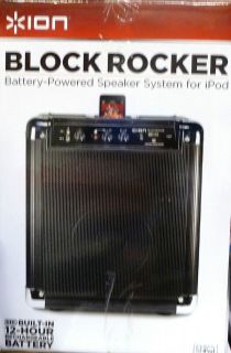 ION Audio IPA16 Block Rocker AM/FM Portable Speaker System for iPod