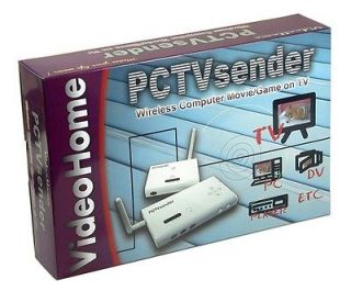 PC/TV Sender Receiver Wireless Computer VGA to NTSC PAL TV Video 