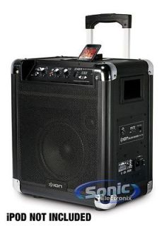 ION Block Rocker AM/FM Portable Sound System Speaker w/ iPod Docking 