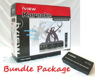 New 2012 RJ TECH iView 2000K MIDI Karaoke Player USB Recording W/ 2 