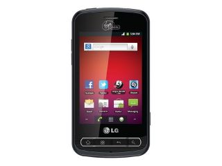 LG Optimus Slider   Black (Virgin Mobile) Smartphone