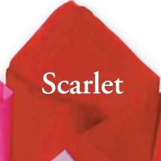 SCARLET RED TISSUE Paper Large 20 x 30 Top Quality Satin Wrap Brand 