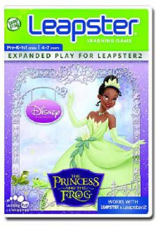 LeapFrog Leapster 2 Disney The PRINCESS and the FROG Game Math 