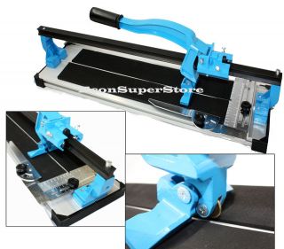 TABLE TOP 24 TILE CUTTER W/ HEAVY DUTY EXTRUDED ALUMINUM BASE SLIDE 