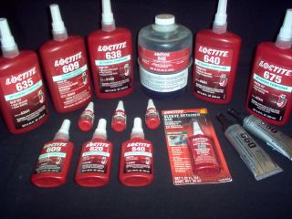 loctite retaining compound type size strength green all one day