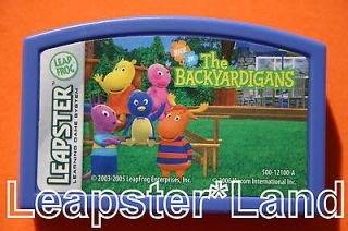 Leapster 2 Leapfrog BACKYARDIGANS Age 4 6 Learning Cartridge Game NICK 