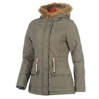 Lee Cooper Ladies Quilted Parka Jacket. New, all sizes XS,S,M,L,XL,XX 