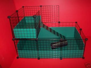new large 42 x 28 guinea pig cage with 2nd level one day shipping 