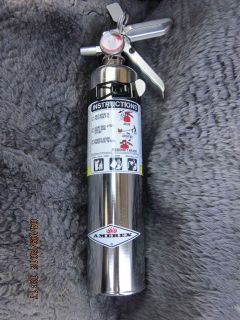 lb. CHROME ABC FIRE EXTINGUISHER NEW CERTIFIED 2012 IN BOX 