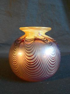 antique blown glass vase