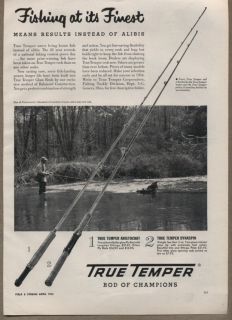 Vintage True Temper Fishing Rod Cork Handle #2252054 on PopScreen
