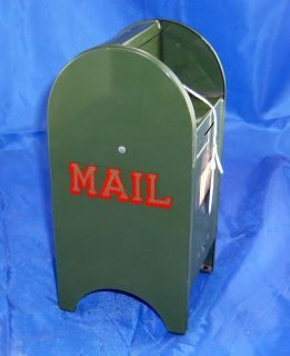 GOVT MAILBOX BANK GREEN COLLECTABLE MAIL BANK