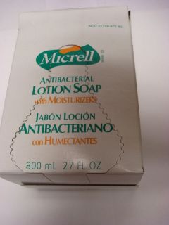 NSF Micrell Antibacterial Lotion Soap With Moisturizer Dispenser 