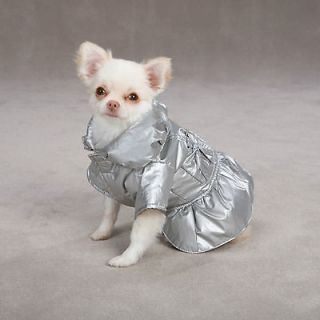 XX SMALL teacup yorkie poodle chi PUFFY DOG COAT parka sweater clothes 