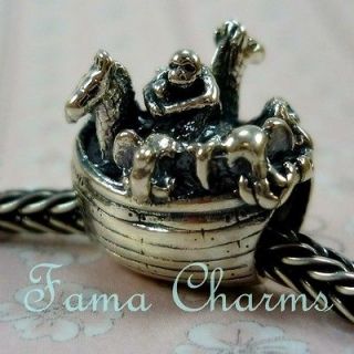 STERLING SILVER AUTHENTIC 925 BEAD NOAHS ARK FITS EUROPEAN CHARM 