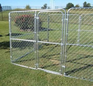 WELDED Chain link DOG KENNEL 10 x 25 x 6H   Strong & Secure + 32 