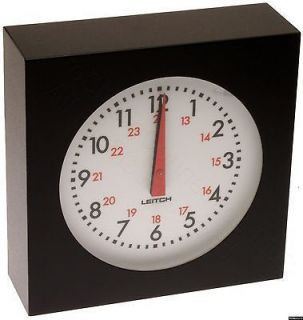 Leitch ADC 5108 Analog 8 Inch Studio Wall Clock SMPTE/EBU Timecode 