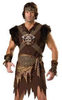 Barbarian Warrior Man Thor Adult Fancy Dress Halloween Costume