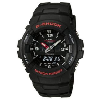 New Casio G Shock Analog Digital Mens Sports Watch Watch, G100 1BV
