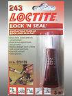 LOCTITE 243 LOCK N SEAL FOR NUTS, BOLTS, SCREWS 3ml
