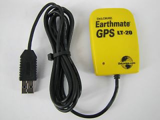 DeLORME Earthmate GPS LT 20 USB GPS Laptop Receiver Antenna # 9838 w 