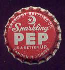 Vintage Original SPARKLING PEP Soda Bottle CAP Unused NOS 1940s 