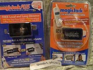 Magic Jack Plus & Bonus Standard Magic Jack  Fast 2 3 day shipping