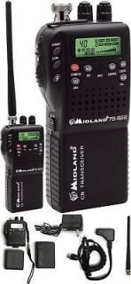 MIDLAND 75 822 HANDHELD PORTABLE MOBILE CB RADIO 75 820 VHF NOAA 