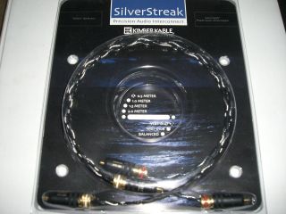 New Kimber Kable Silver Streak 0.5 meter rca WBT 0147 MSRP $345