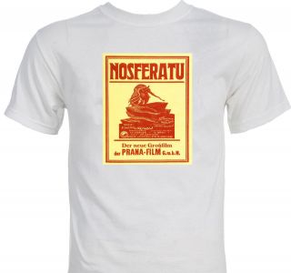 Nosferatu Dracula Rare German Horror Film Poster halloween T shirt