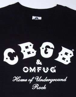 CBGB OMFUG CBs T shirt Underground Punk Rock NYC SzS