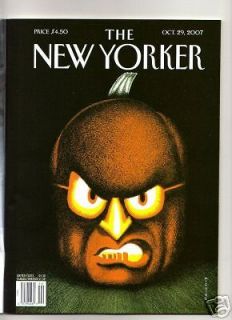 Halloween The New Yorker 10/29/07 Mint no label