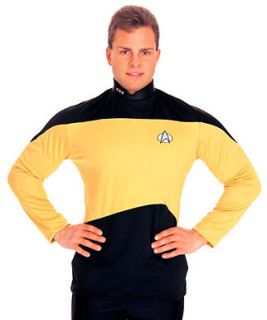 Star Trek Next Generation Gold Shirt Halloween Costume