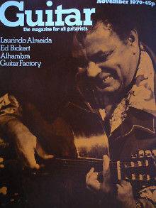 GUITAR MAGAZINE NOV 1979   LAURINDO ALMEIDA/ALHAMB​RA