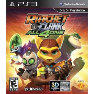 RATCHET AND CLANK ALL 4 ONE Sony Playstation 3 PS3 game