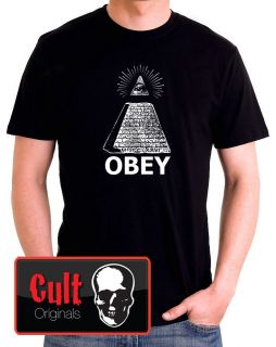 ILLUMINATI Obey Conspiracy Secret Society Nwo T Shirt New